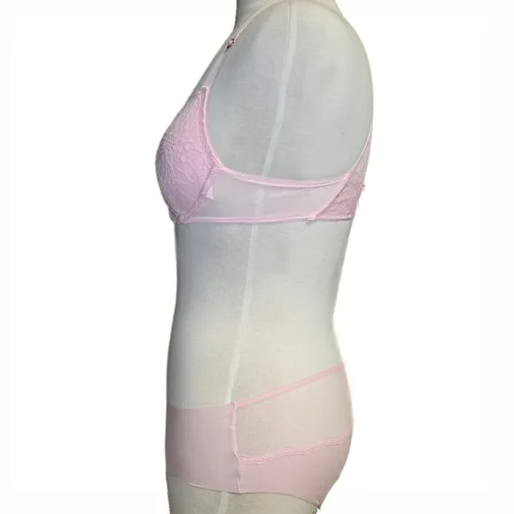 🆕Sexy Tee Lightly Lined Demi Bra &amp; Matching Cheeky by Victoria Secret 34B/Small