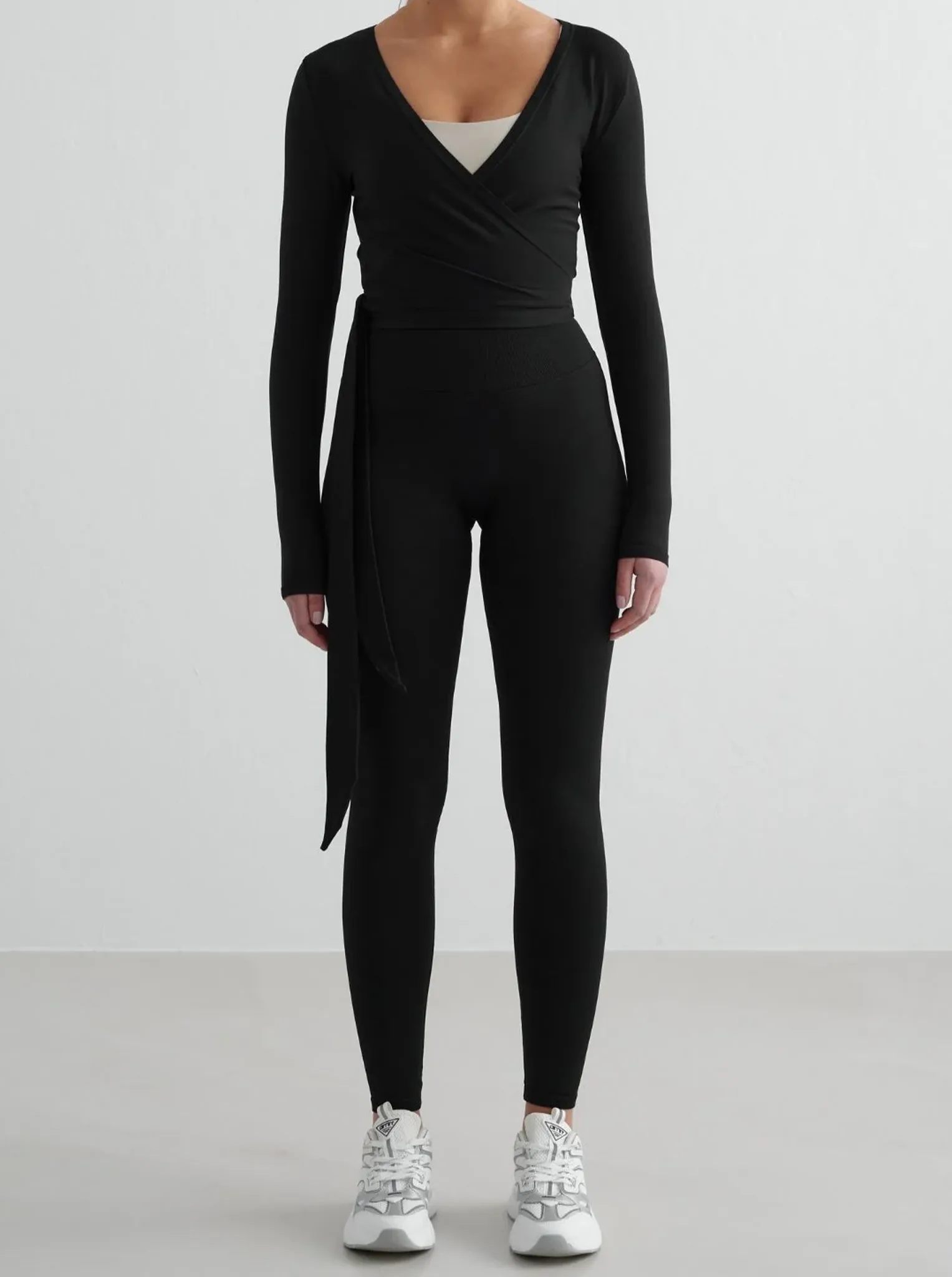 Shape Seamless Wrap Long Sleeve
