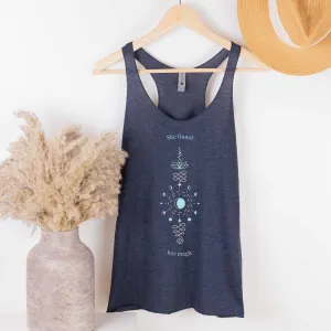 She Found Her Magic - Women's Triblend Racerback Tank
