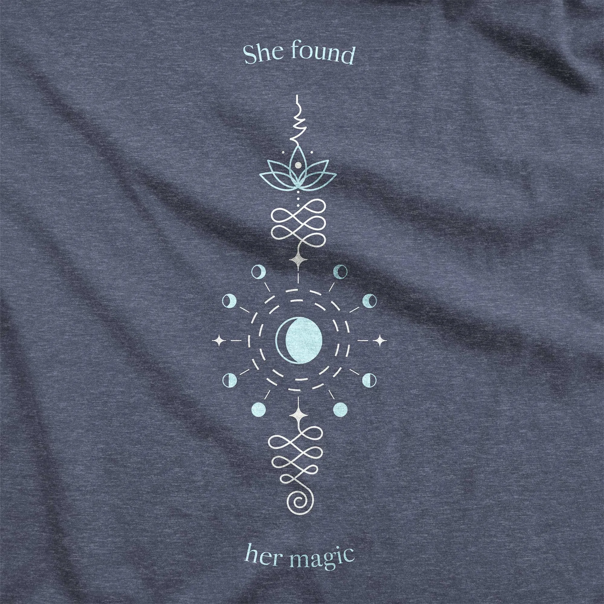 She Found Her Magic - Women's Triblend Racerback Tank