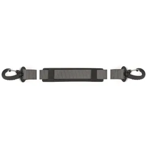 Shoulder strap with carabiners (145 cm, gray)