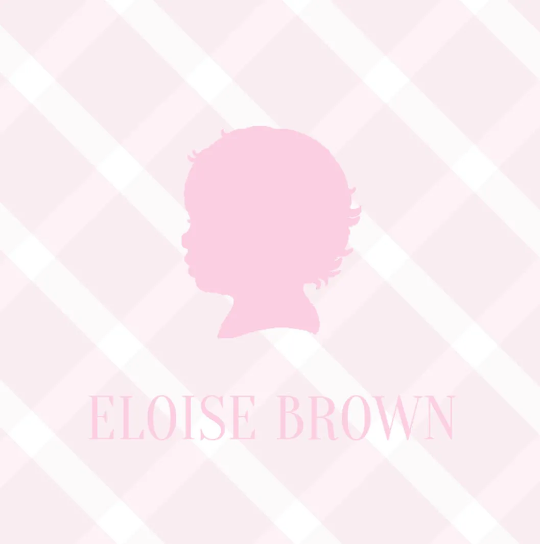 Silhouette Luggage Tag Baby - Pink