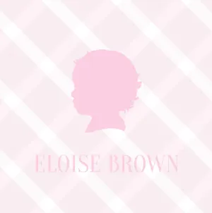 Silhouette Luggage Tag Baby - Pink