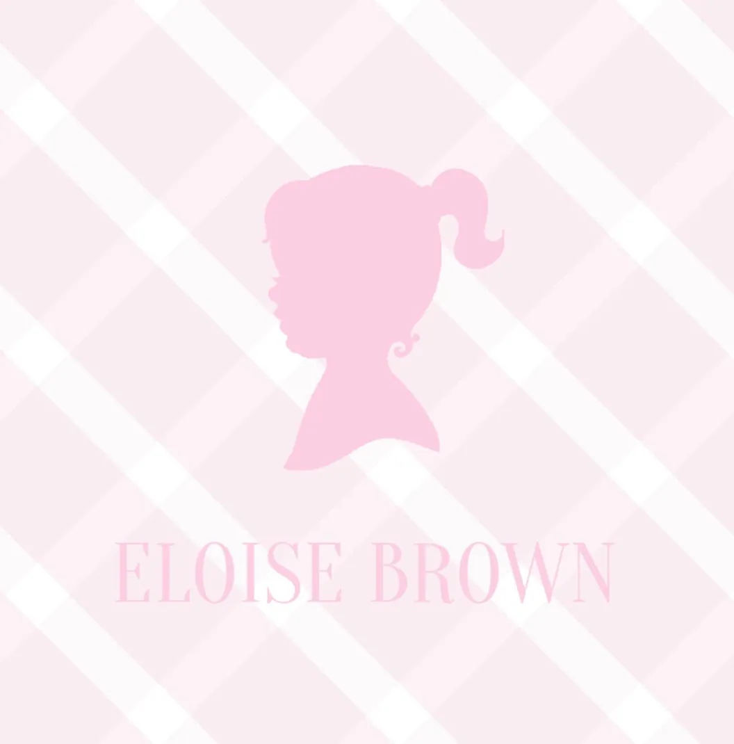 Silhouette Luggage Tag Girl