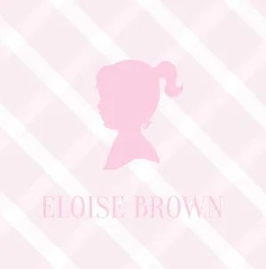 Silhouette Luggage Tag Girl