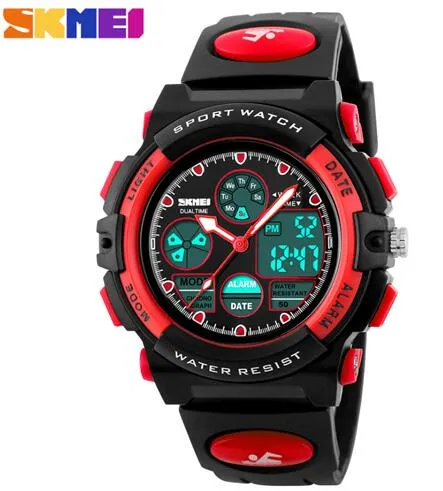 Skmei Children Watch Fashion Casual Waterproof Multifunction Quartz Digital Sports Watches For Boys Girls Students Wristwatches