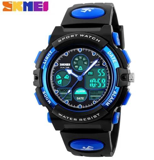 Skmei Children Watch Fashion Casual Waterproof Multifunction Quartz Digital Sports Watches For Boys Girls Students Wristwatches