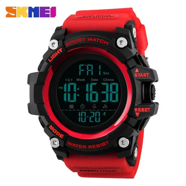 SKMEI Waterproof Men Sports Watches Luxury Brand Fashion Military Digital Watch LED Electronic Clock Men relogio masculino