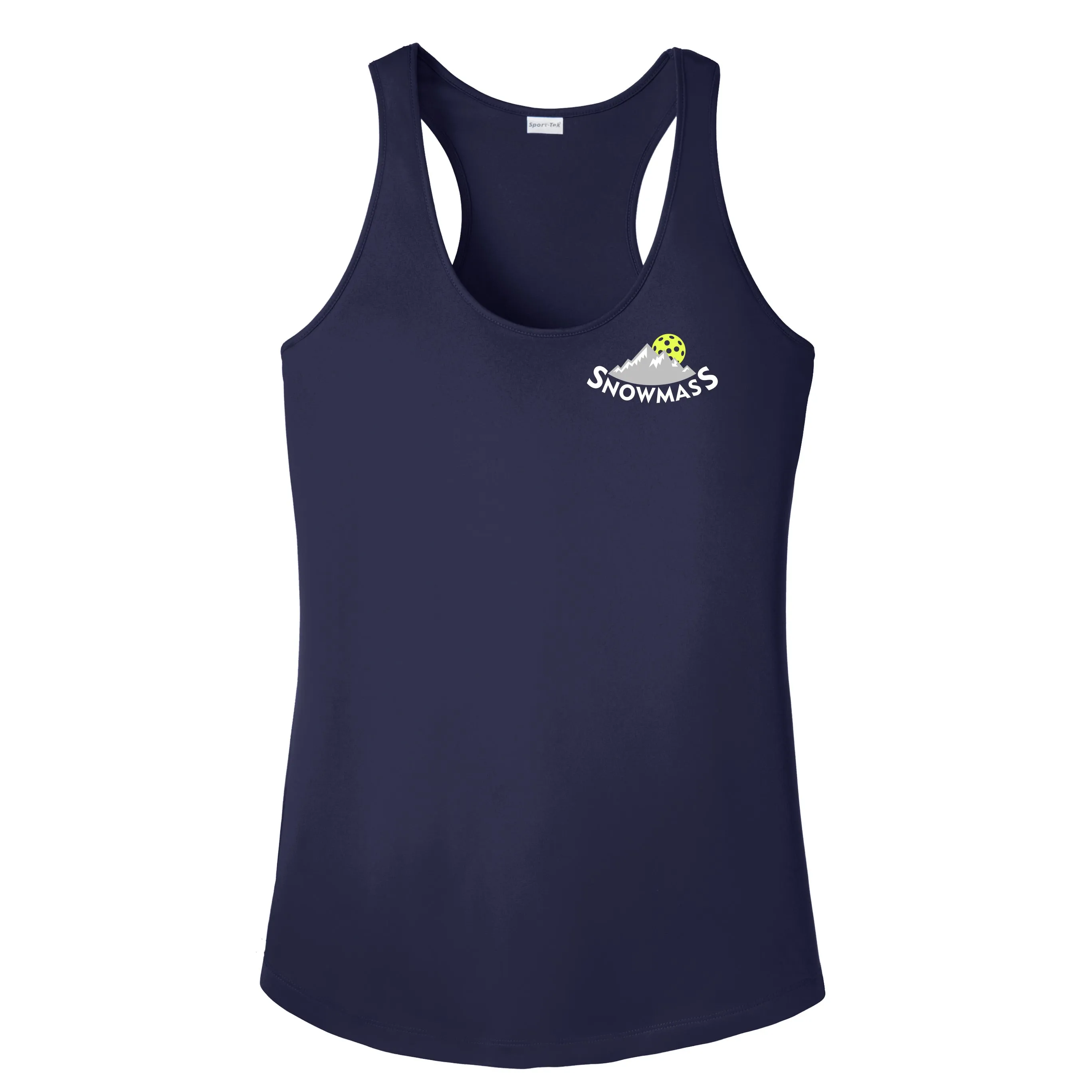Snowmass 2021 Pickleball Ladies Performance Racerback Tank