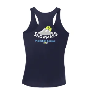 Snowmass 2021 Pickleball Ladies Performance Racerback Tank