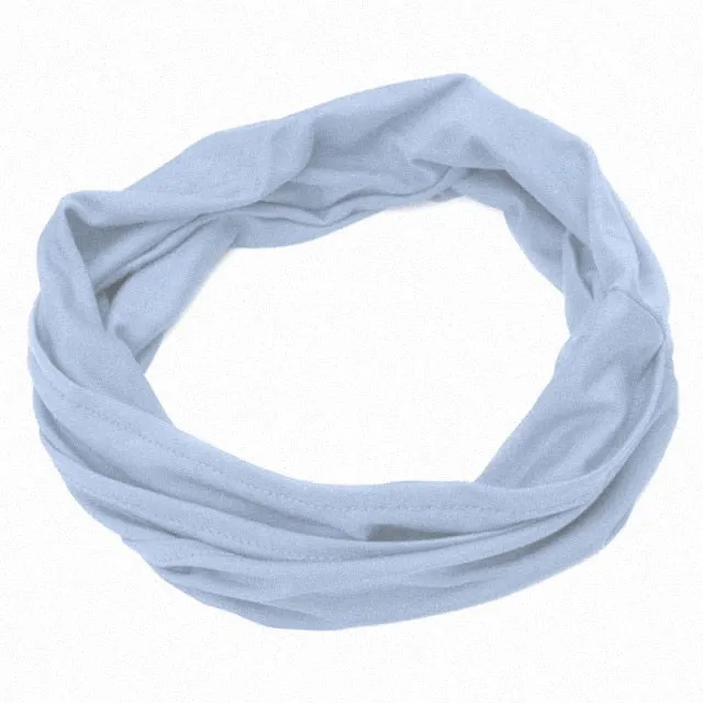 SOFT WIDE YOGA TURBAN HEADBAND
