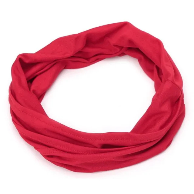 SOFT WIDE YOGA TURBAN HEADBAND