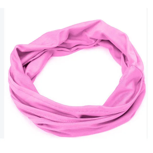 SOFT WIDE YOGA TURBAN HEADBAND