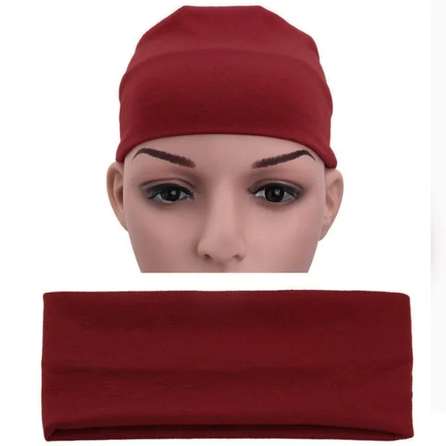 SOFT WIDE YOGA TURBAN HEADBAND