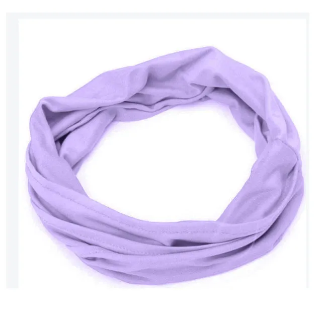 SOFT WIDE YOGA TURBAN HEADBAND