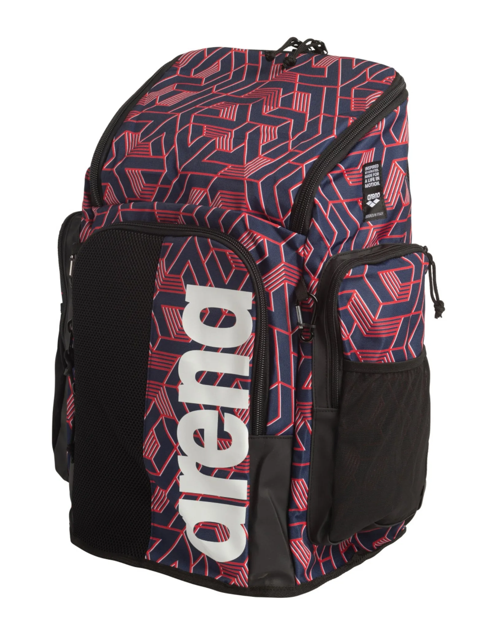 Spiky III Escape Allover Team 45L Backpack - Navy/Red - Limited Edition