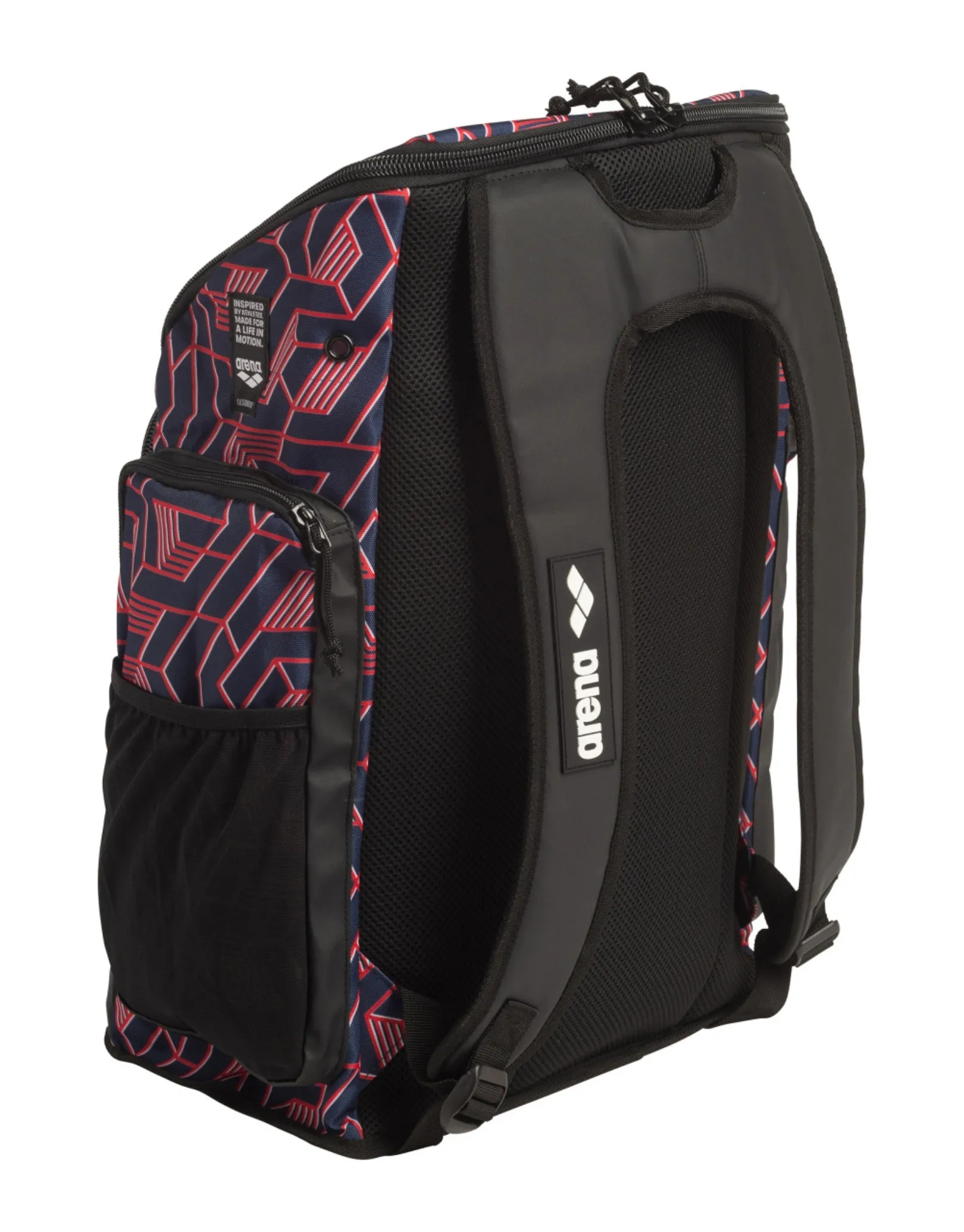 Spiky III Escape Allover Team 45L Backpack - Navy/Red - Limited Edition