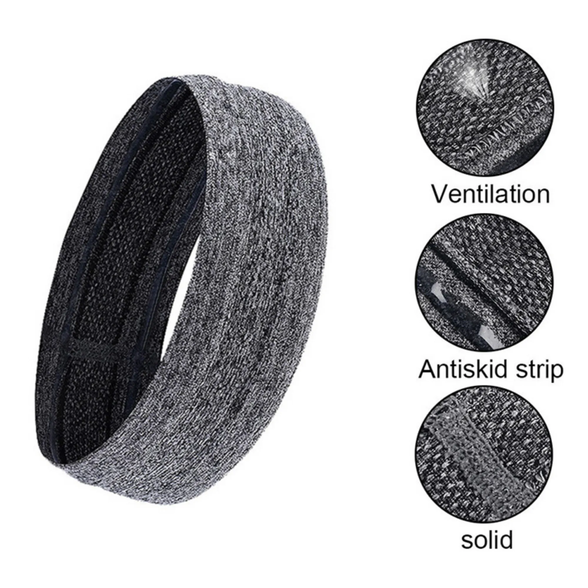 Sport and Fitness Sweat Wicking Fitness Headband  for Yoga, Running