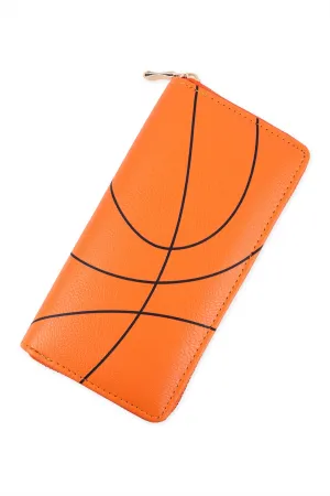 SPORTS ZIPPER LEATHER WALLET