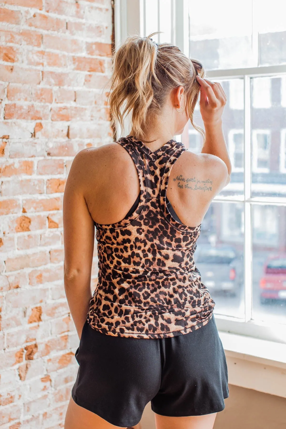 Still Going Strong Tank Top- Leopard