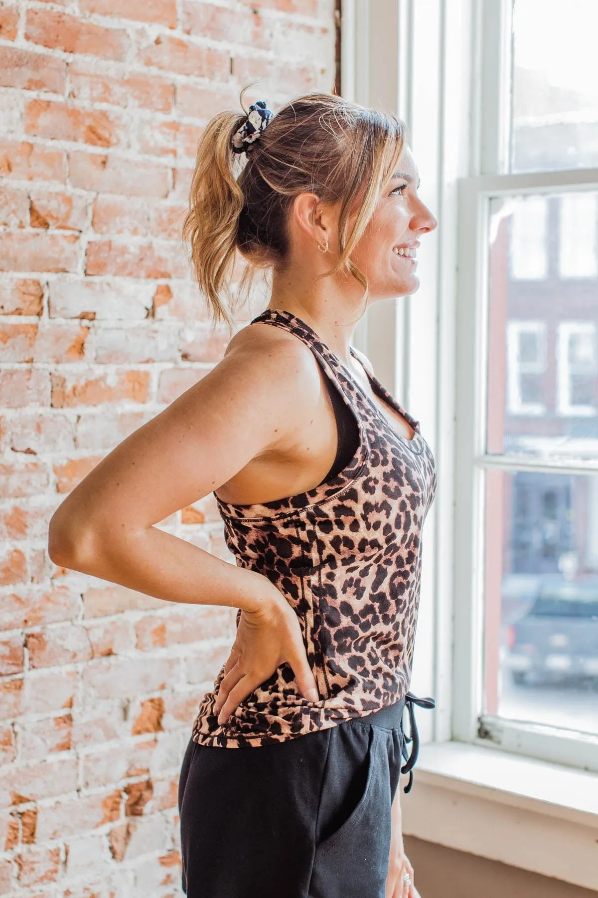 Still Going Strong Tank Top- Leopard
