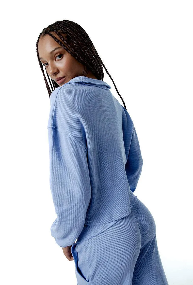 Sudadera deportiva de algodón Reverie - Sky blue