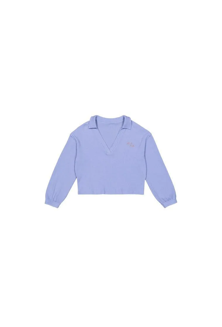 Sudadera deportiva de algodón Reverie - Sky blue