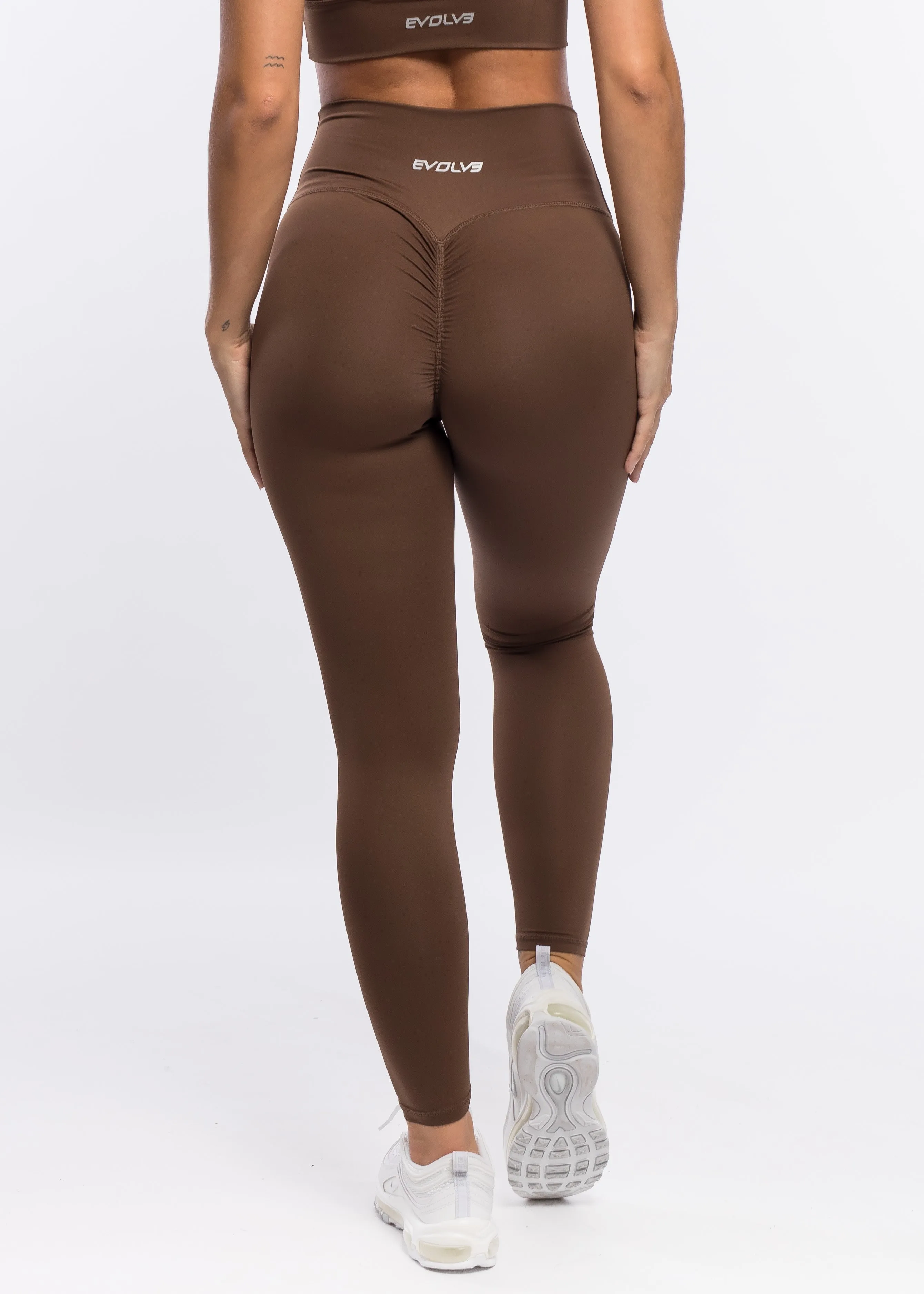 Super Scrunch Leggings - Chocolate