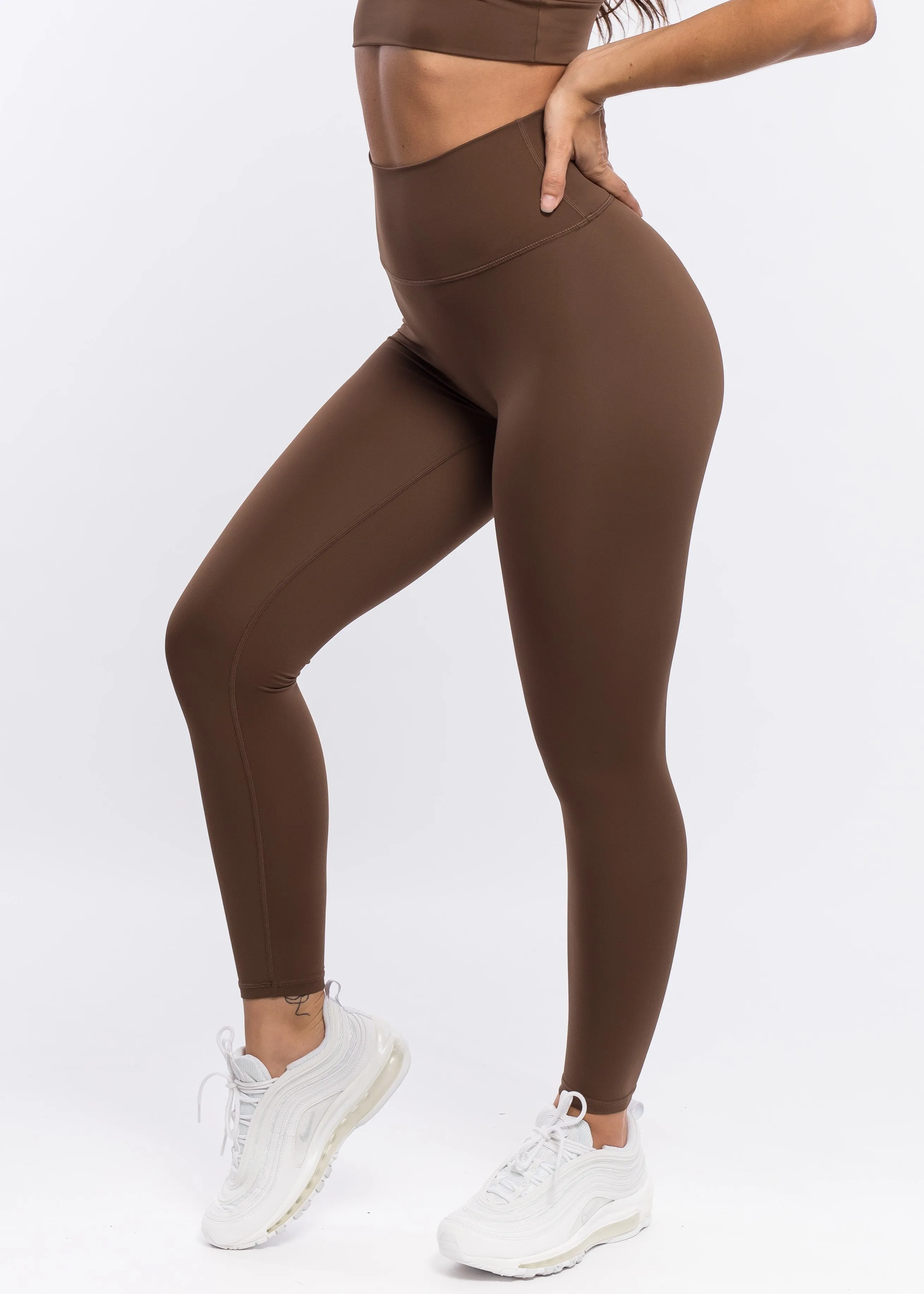 Super Scrunch Leggings - Chocolate