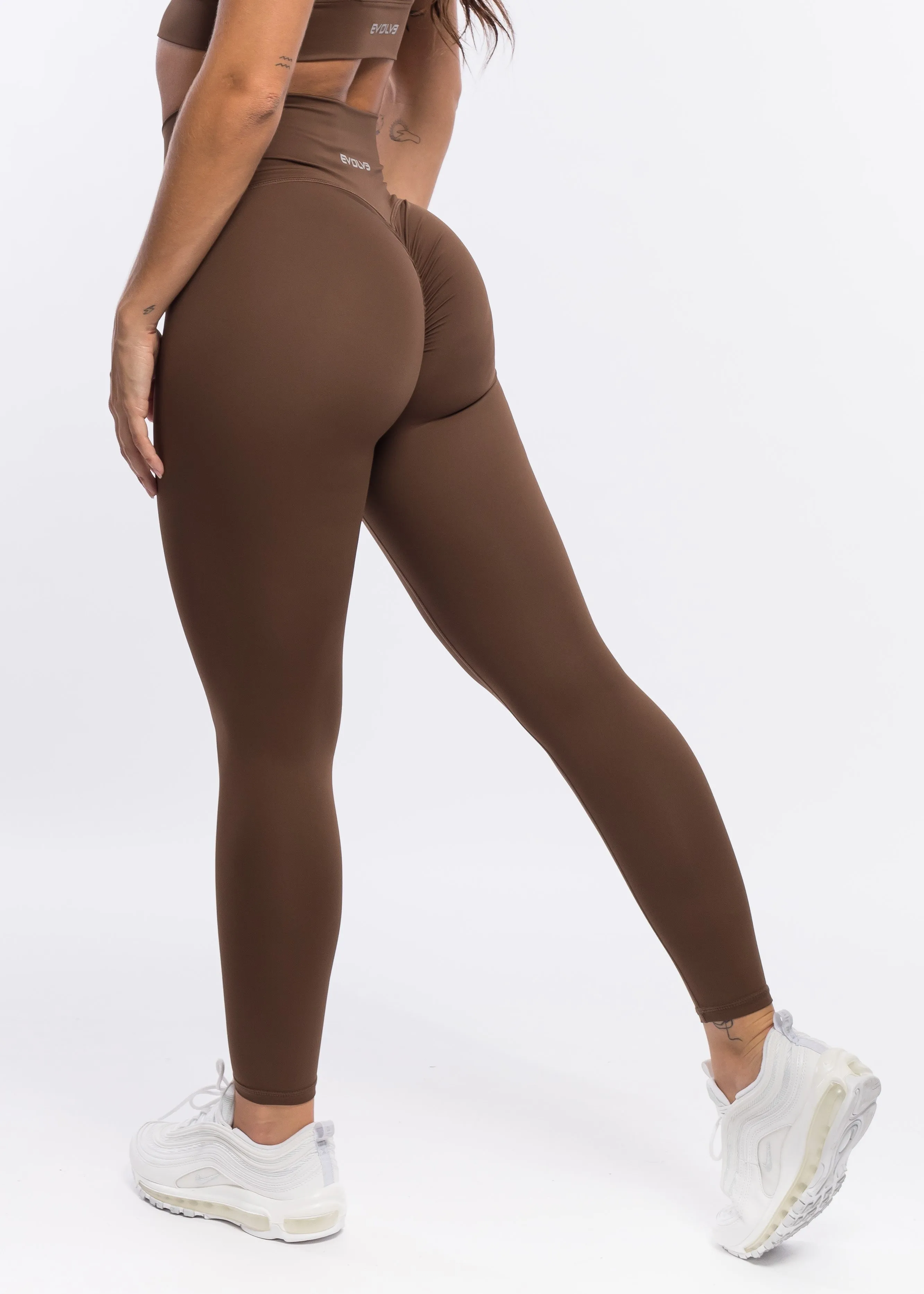 Super Scrunch Leggings - Chocolate