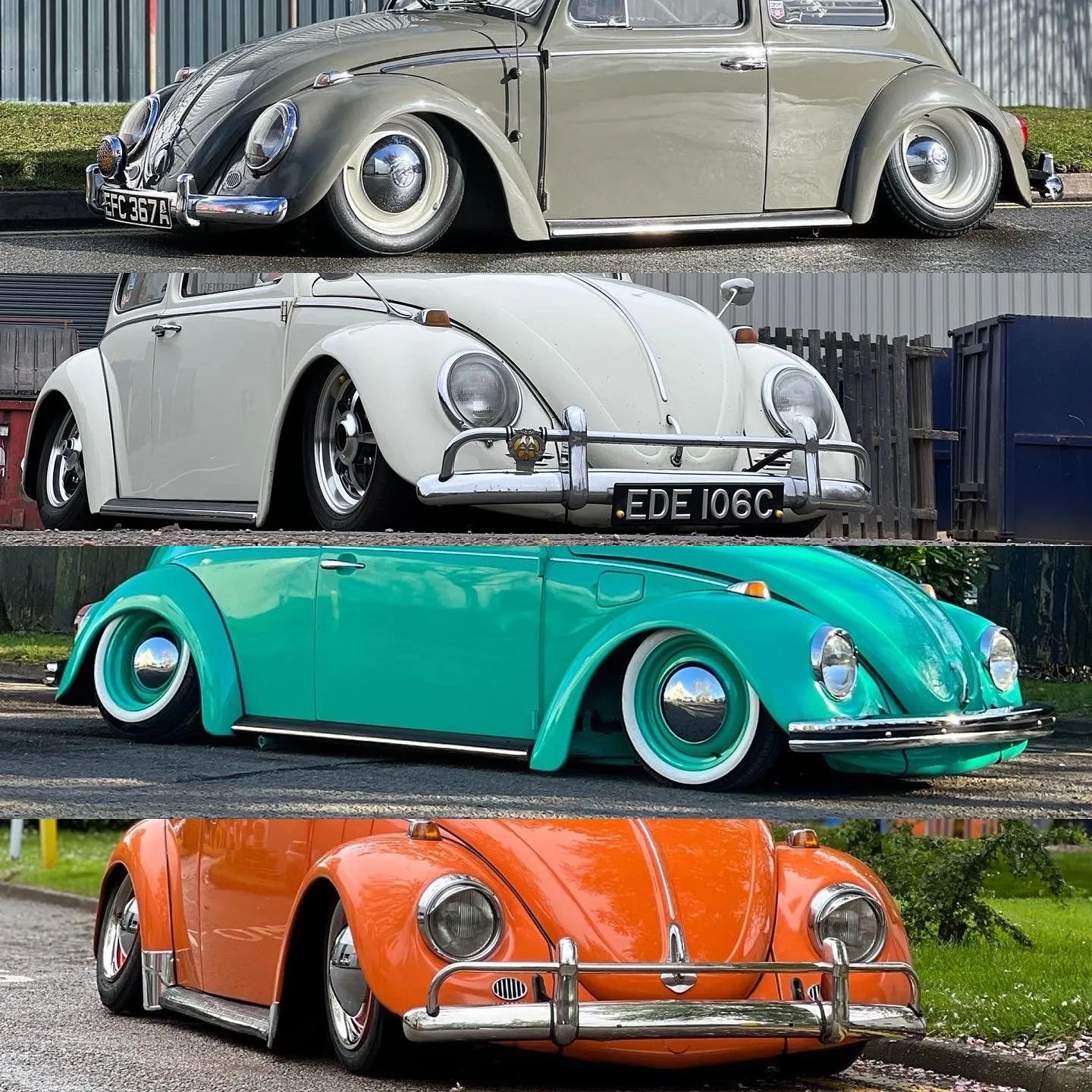 T1 Beetle/Ghia '60- Swing Axle - Premium Rear Air Ride System - Bolt on