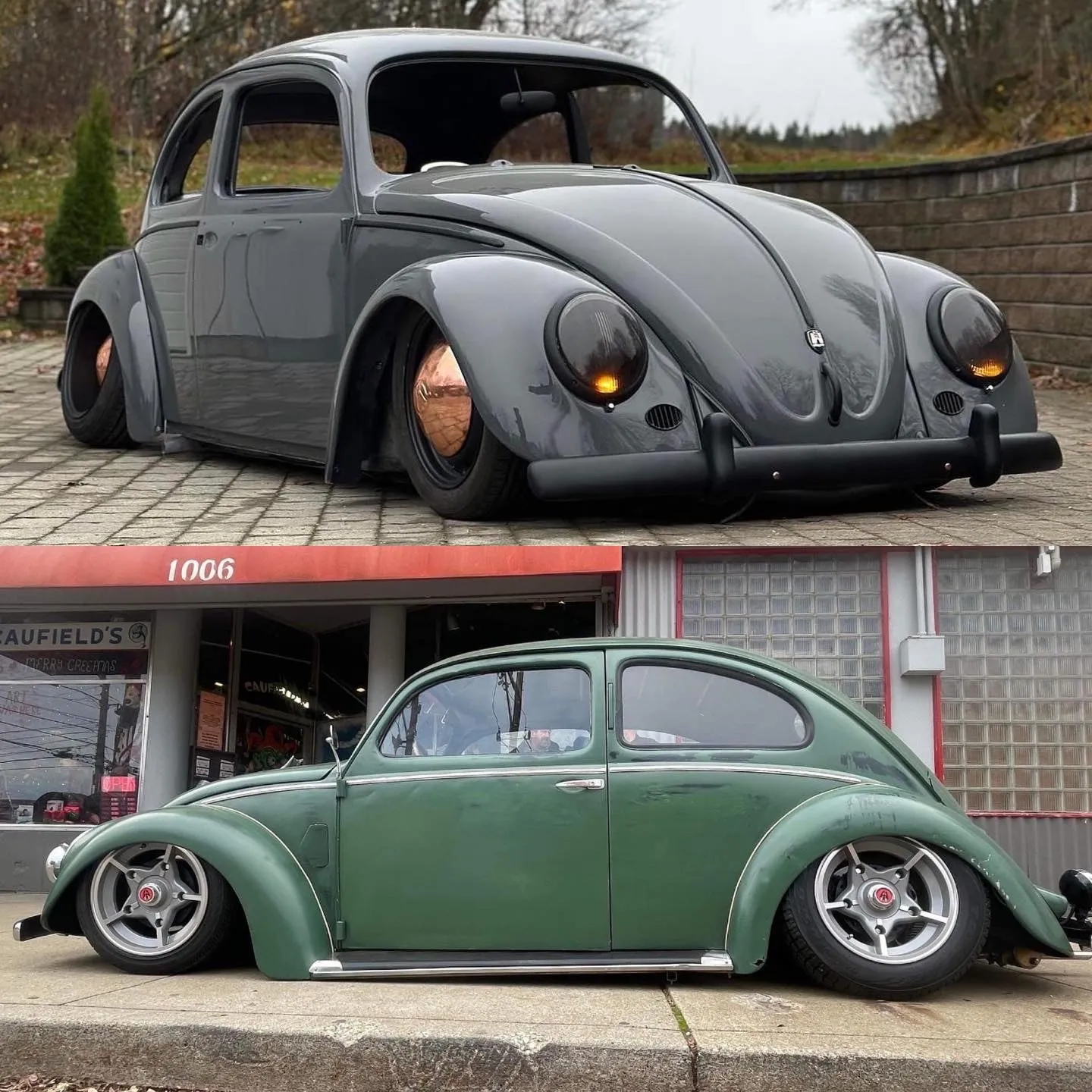 T1 Beetle/Ghia Pre '59 Swing Axle - Premium Early Rear Air Ride System - Bolt on