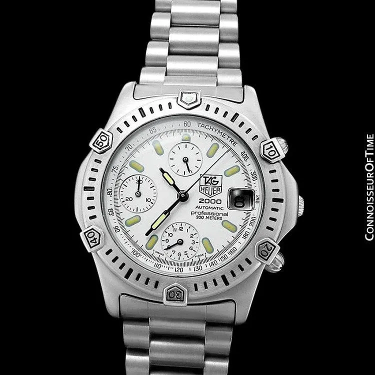 TAG Heuer 2000 Automatic Mens Chronograph Divers Watch, 169.806 - Stainless Steel