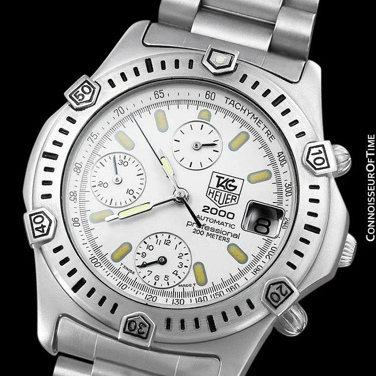 TAG Heuer 2000 Automatic Mens Chronograph Divers Watch, 169.806 - Stainless Steel