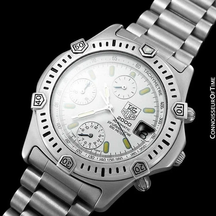 TAG Heuer 2000 Automatic Mens Chronograph Divers Watch, 169.806 - Stainless Steel