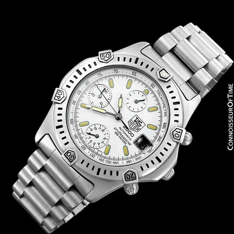 TAG Heuer 2000 Automatic Mens Chronograph Divers Watch, 169.806 - Stainless Steel
