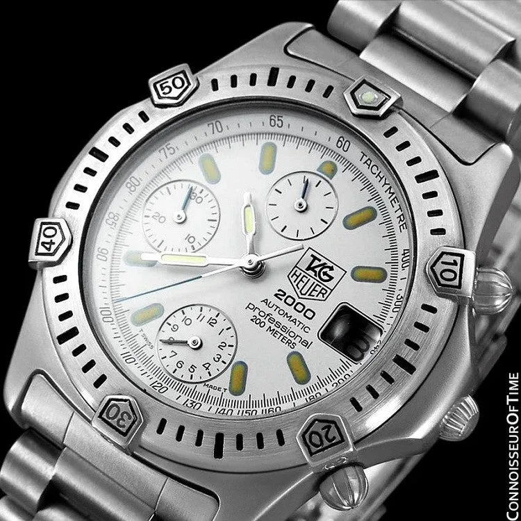 TAG Heuer 2000 Automatic Mens Chronograph Divers Watch, 169.806 - Stainless Steel