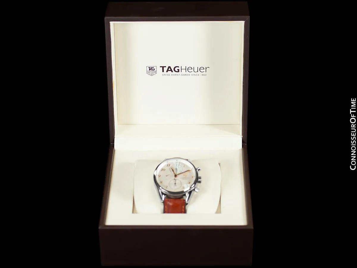 TAG Heuer Carrera Heritage Mens Watch, Automatic, Stainless Steel & Rose Gold - CAS2112