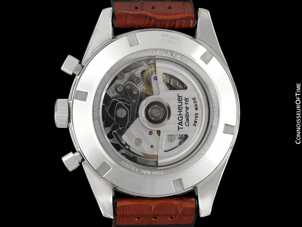 TAG Heuer Carrera Heritage Mens Watch, Automatic, Stainless Steel & Rose Gold - CAS2112