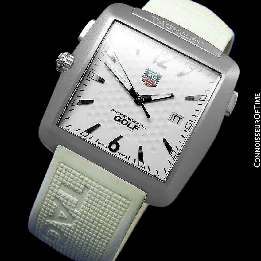 TAG Heuer Tiger Woods Mens Titanium Golf Sports Watch - WAE1112