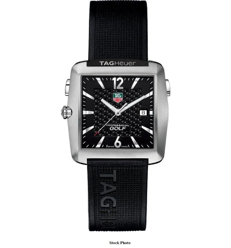 TAG Heuer Tiger Woods Mens Titanium Golf Sports Watch - WAE1112