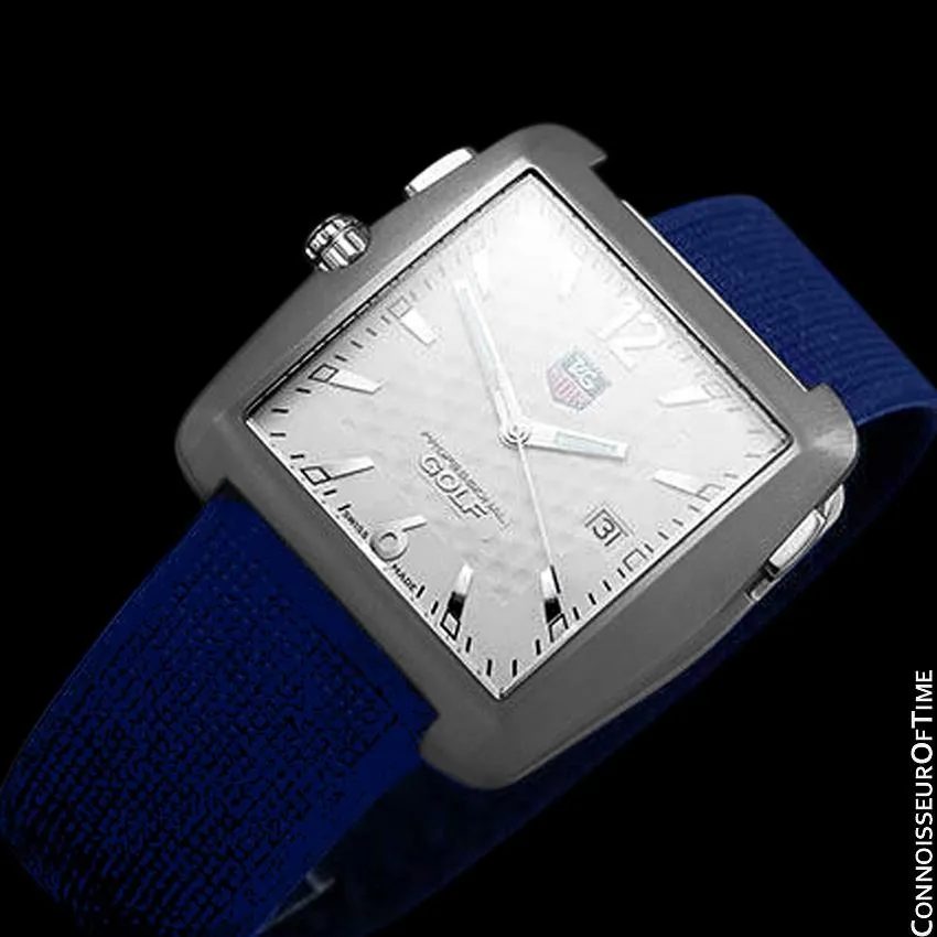 TAG Heuer Tiger Woods Mens Titanium Golf Sports Watch - WAE1112