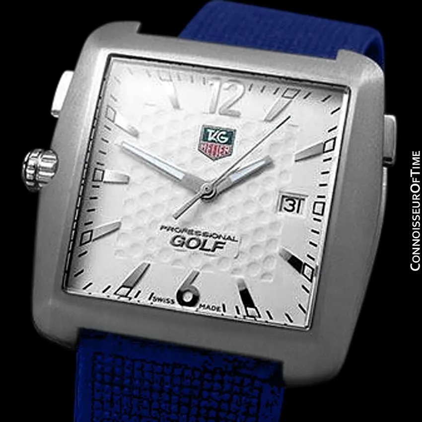 TAG Heuer Tiger Woods Mens Titanium Golf Sports Watch - WAE1112