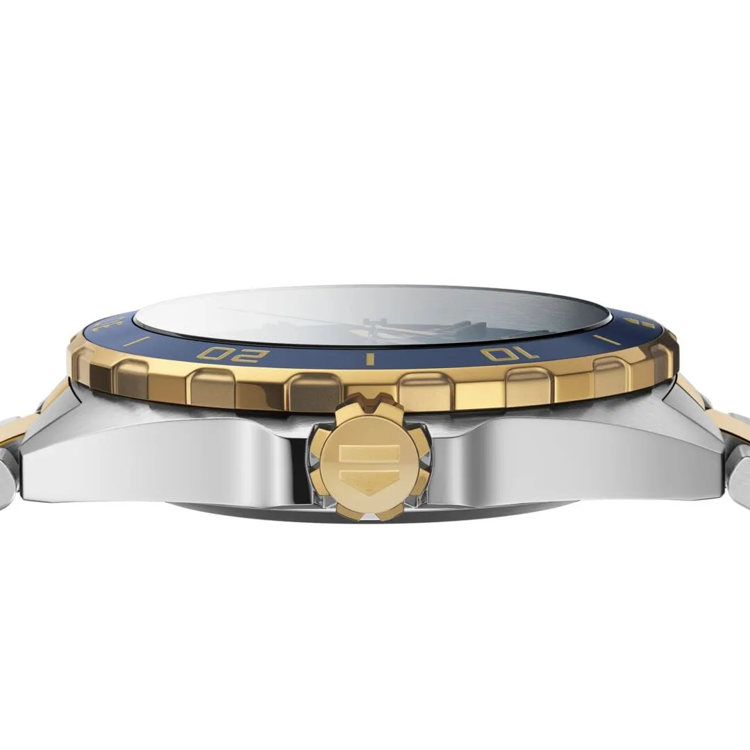 TAG Heuer Two-Tone and Blue Bezel 41mm Formula Watch