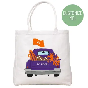 Team Truck Tote Bag