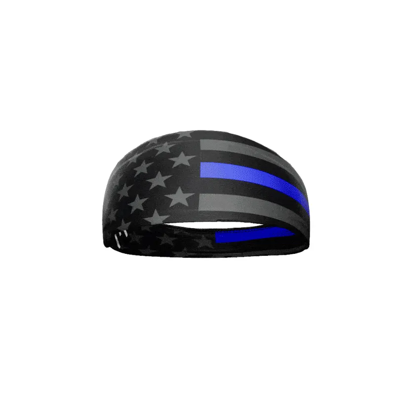 Thin Blue Line Headband | Elite Athletic Gear
