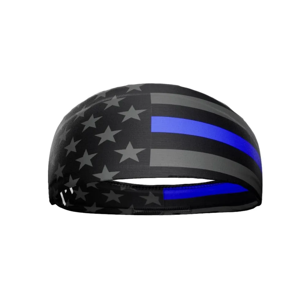 Thin Blue Line Headband | Elite Athletic Gear
