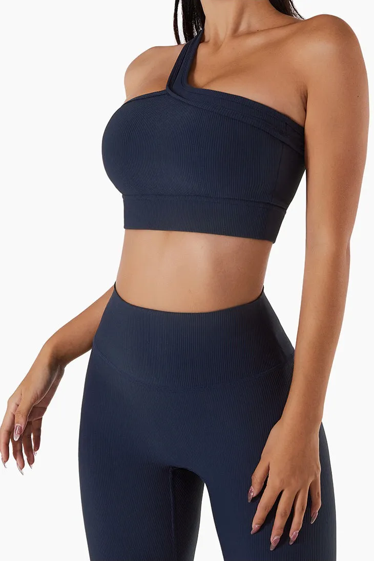 Timeless One Shoulder Sports Bra