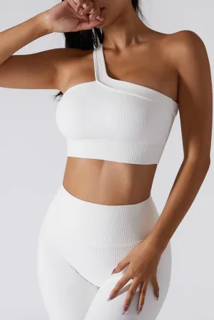 Timeless One Shoulder Sports Bra