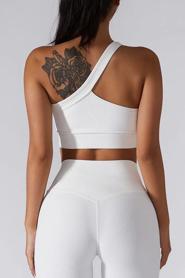 Timeless One Shoulder Sports Bra